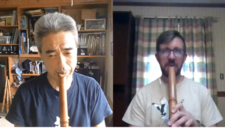 Shakuhachi lesson 