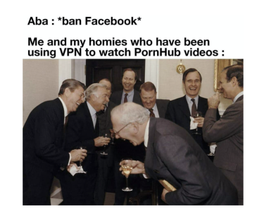 Ban Facebook joke