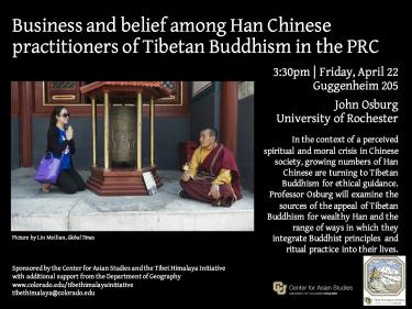 John Osburg CU Boulder April 22 Han Chinese Practitioners of Tibetan Buddhism