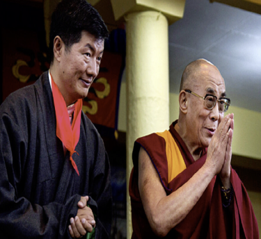 Lobsang Sangay and the Dalai Lama