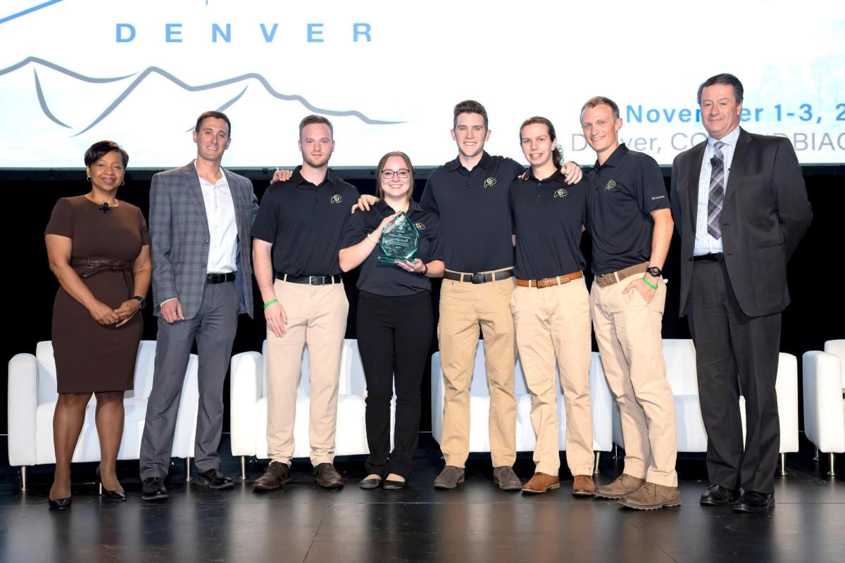 The team at the competition.