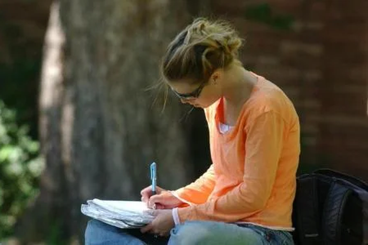 Studying student