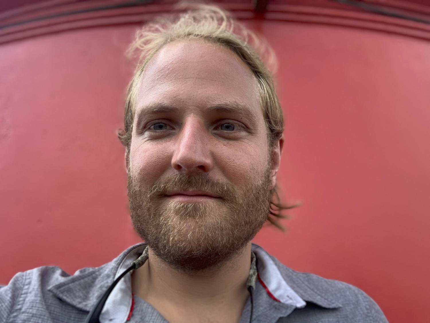 Aaron True with a beard