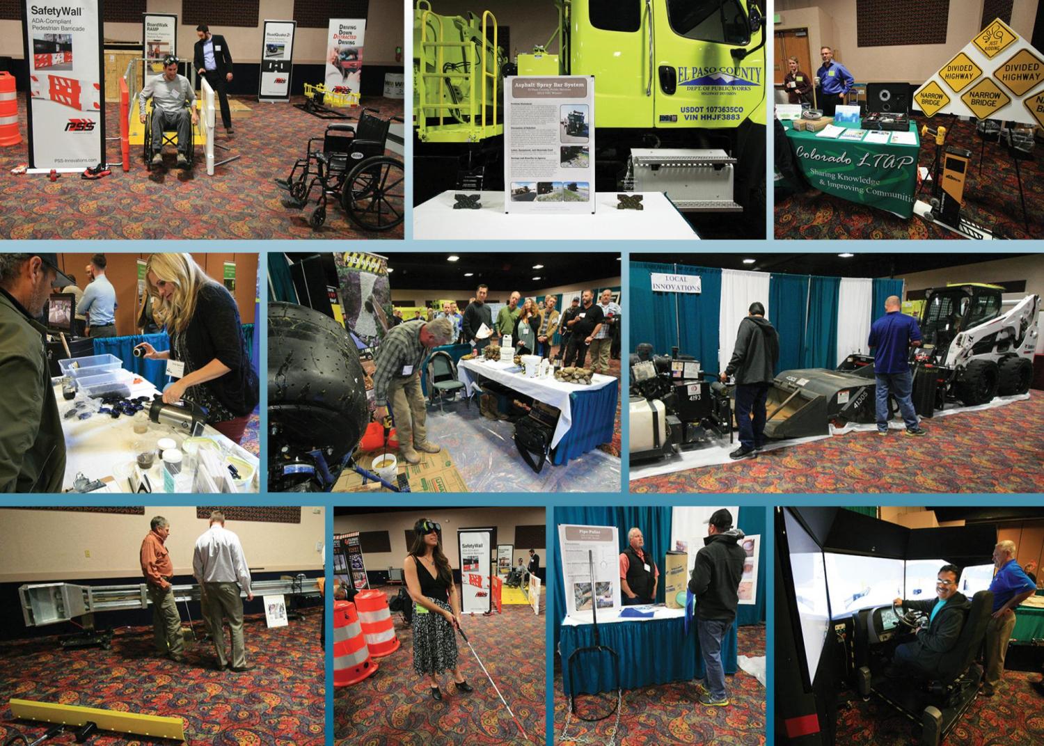 A collage of photos from the Local Innovation Implementation Summit.