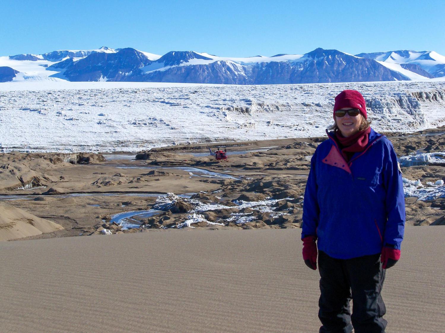 Diane McKnight in Antarctica