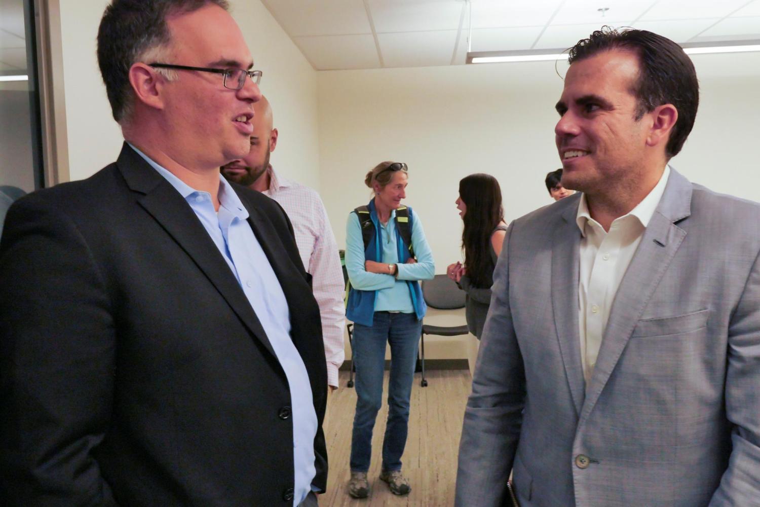 Professor Rosario-Ortiz and Governor Rosello