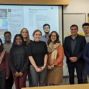 Participants of the Harnessing Artificial Intelligence (AI) for Disaster Management: Bridging Research, Practice, and Community Engagement workshop held on the CU Boulder campus.