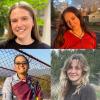 Collage of the four 2025 CEAE college award winners