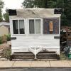 Mobile home damaged in the Marshall Fire