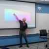 Bob Davis teaching the capstone class.
