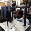 Conference attendees tour CU lighting lab