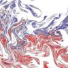 Visualization of interacting odor plumes