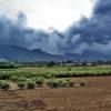 Monsoon clouds over Nagercoil, India