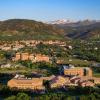 CU Boulder campus seen from the air