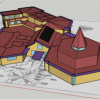 Energy model for an existing nonprofit building.