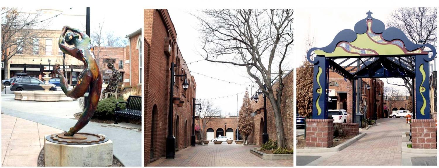 Artistic Breezeway in Longmont