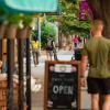 People walking on 500 block of Main Street in Longmont