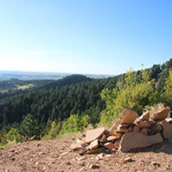 View from top of mountain