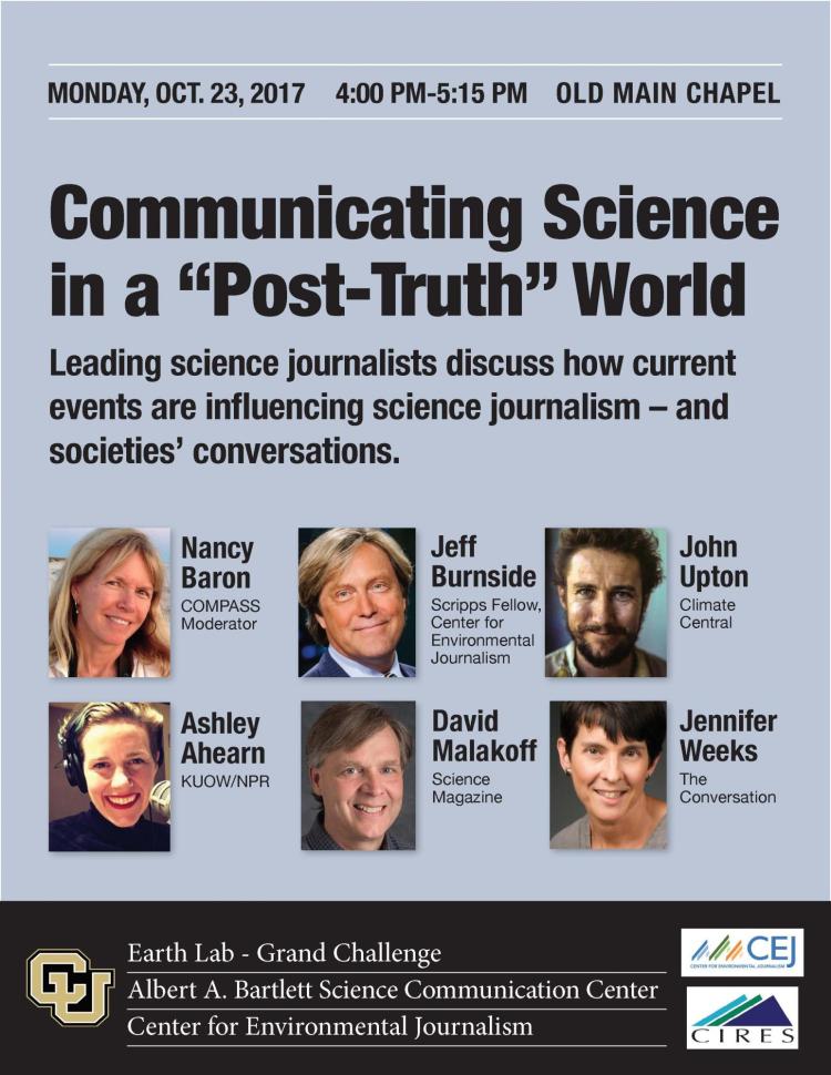 Communicating Science in a "Post-Truth" World