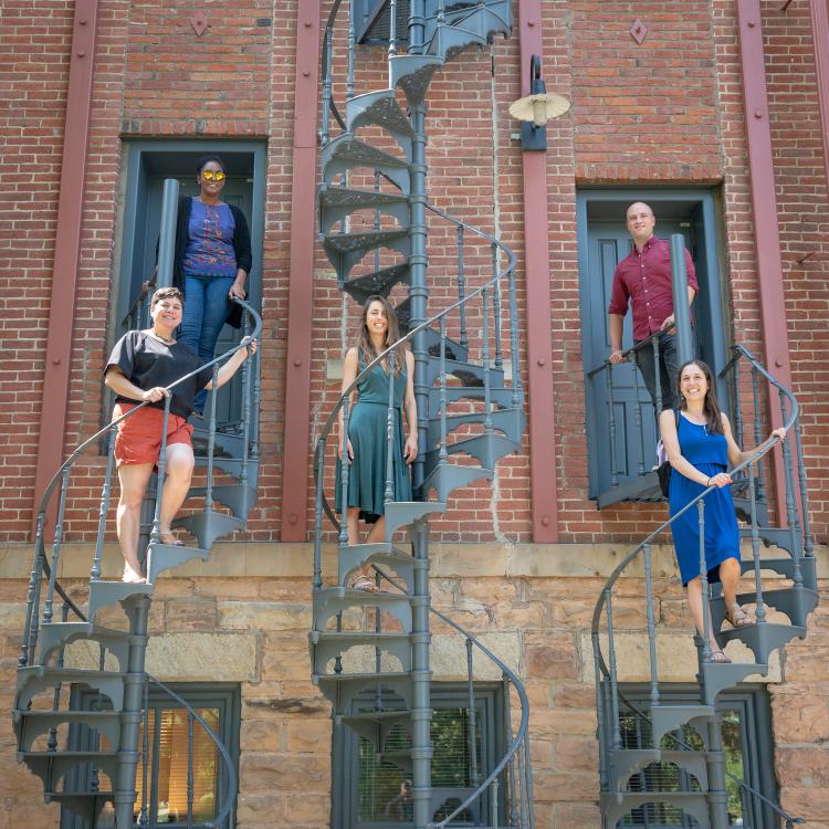Fellows at Old Main