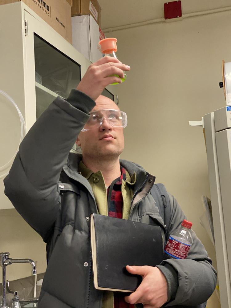 Joe Fassler at the National Renewable Energy Laboratory