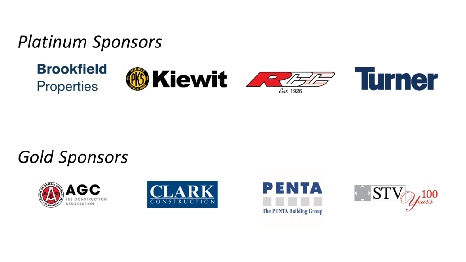 Sponsors
