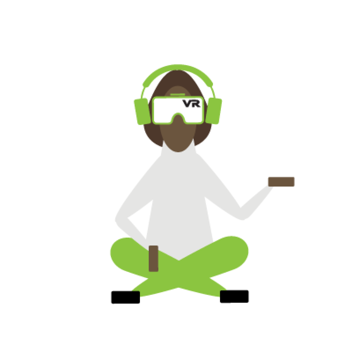 Avatar with VR headset