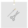paintbrush and scissor graphic