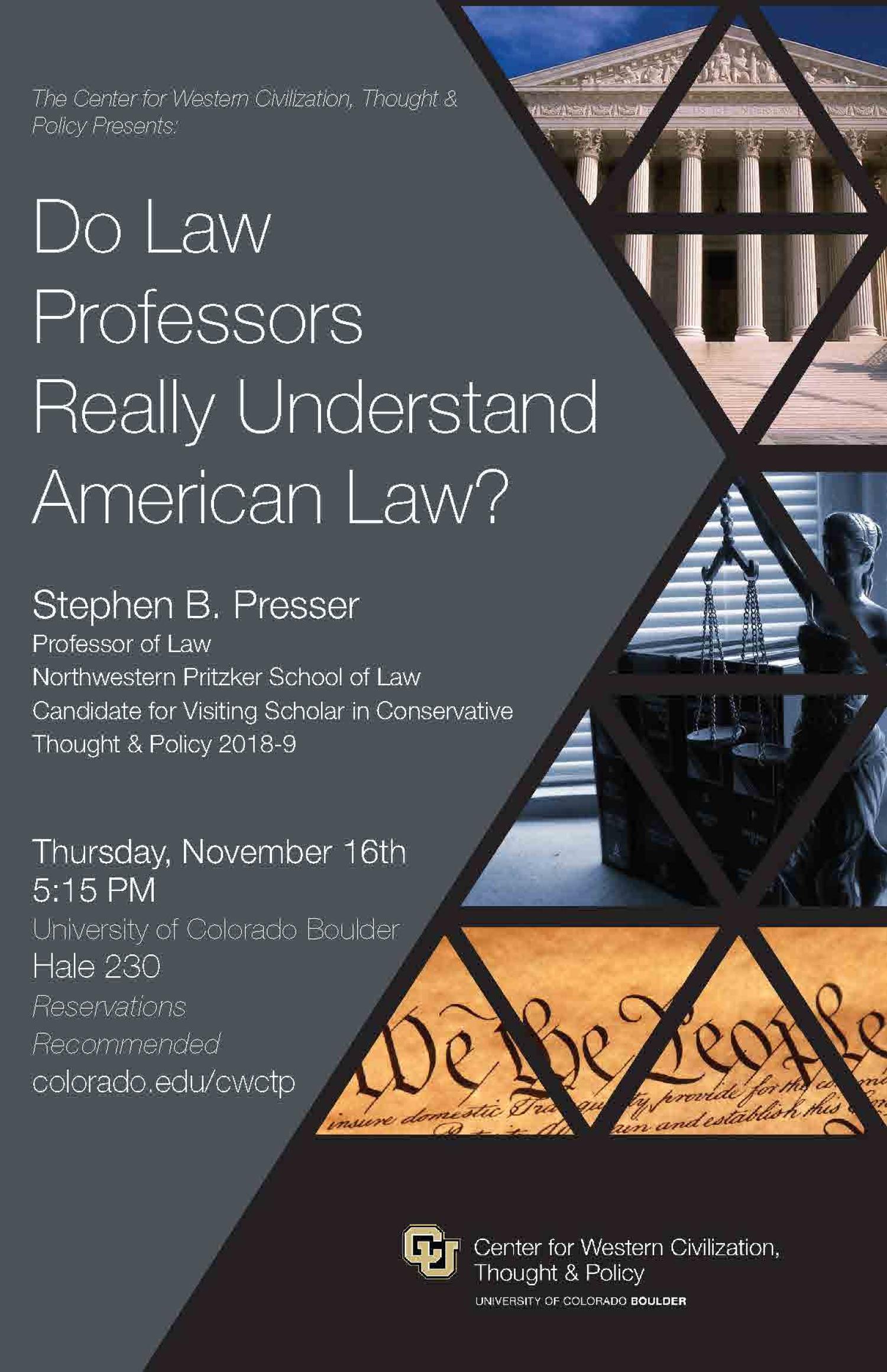 Do Law Professors Understand American Law?