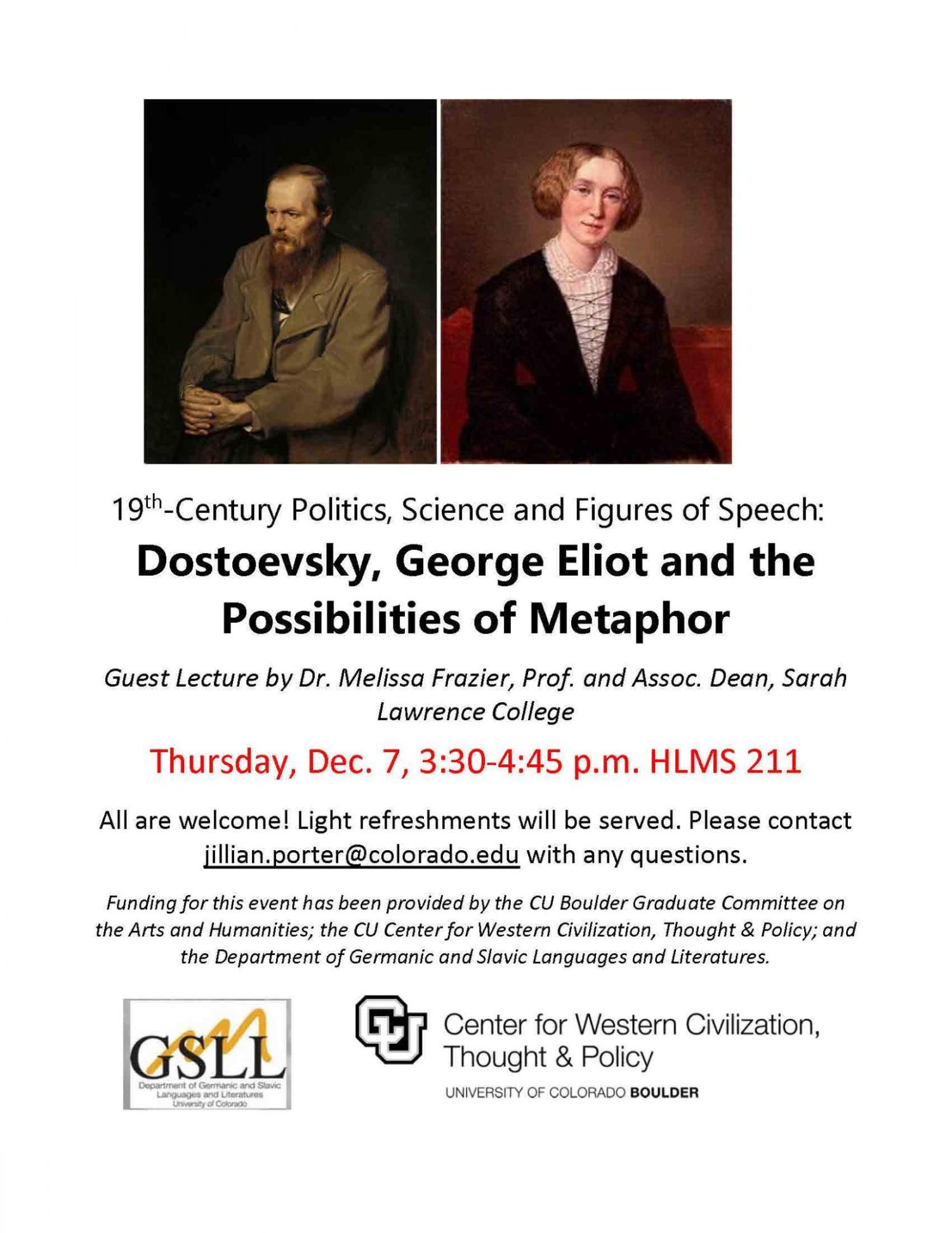 Dostoevsky, George Eliot and the Possibilities of Metaphor