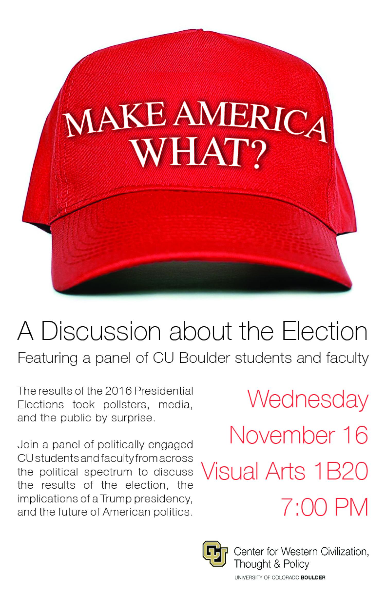 Make America What?