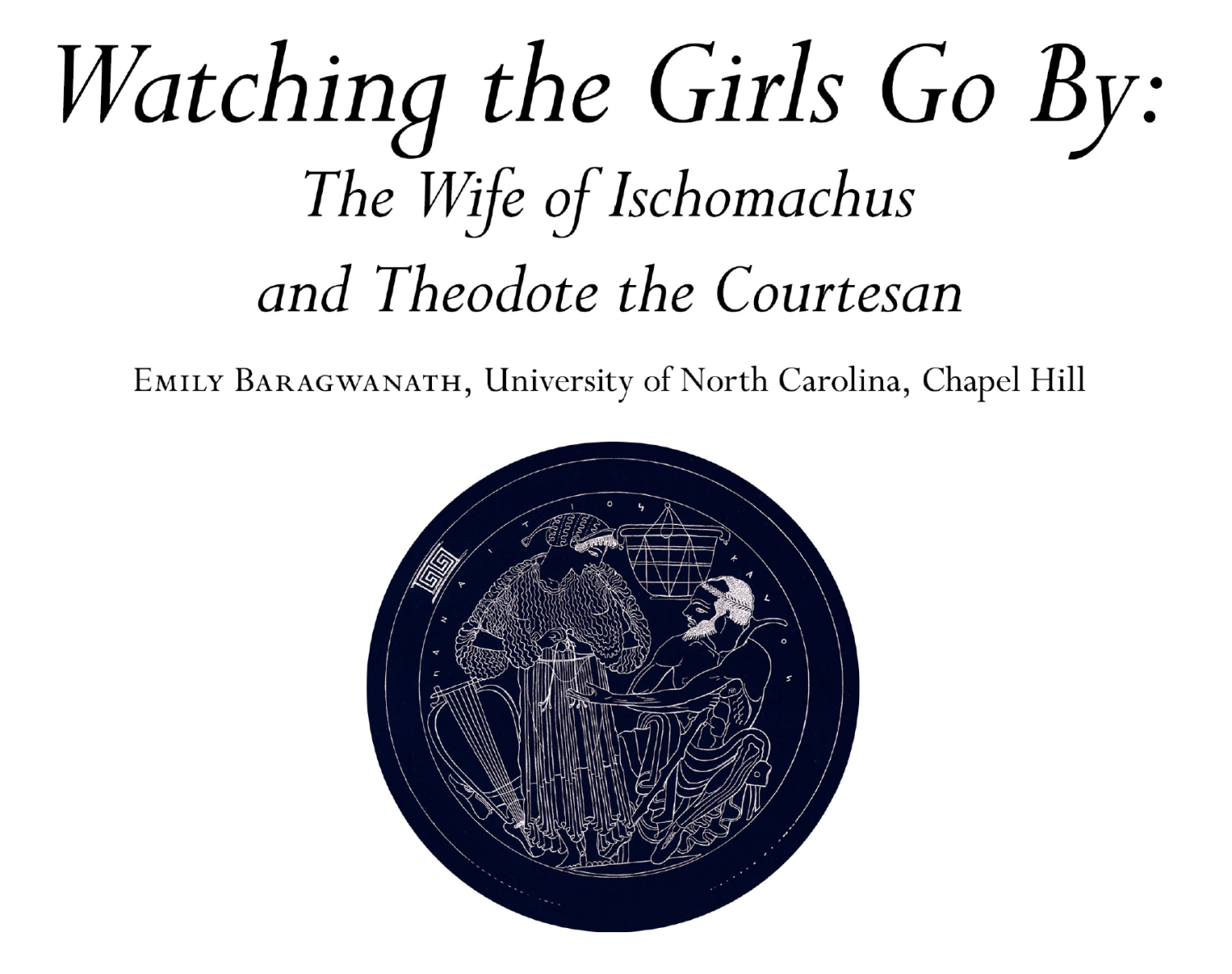 Watching the Girls Go By Poster