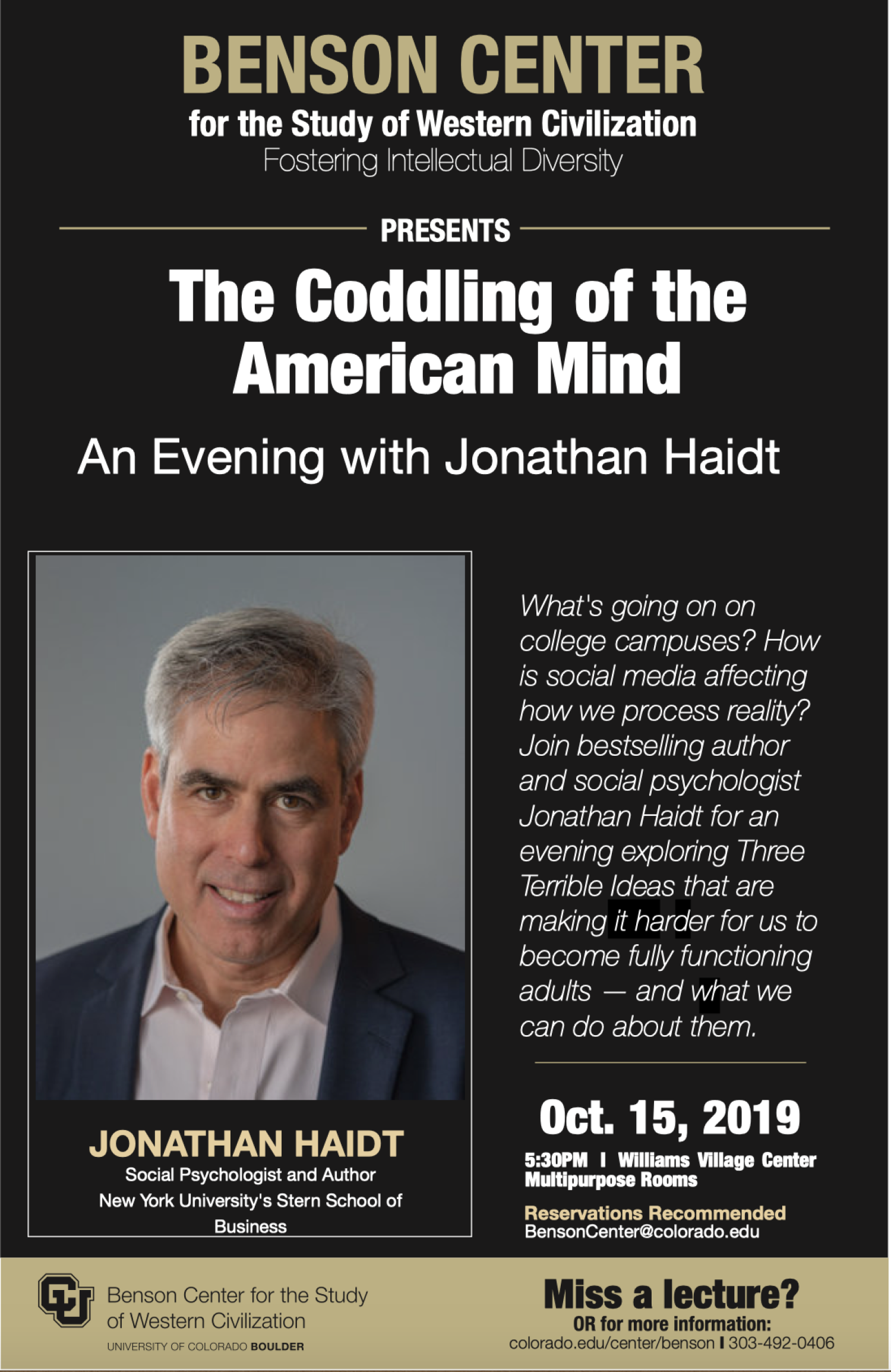 Jonathan Haidt Poster