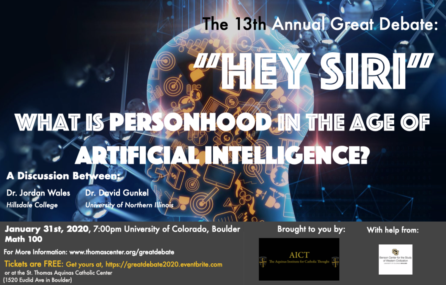 The great debate poster