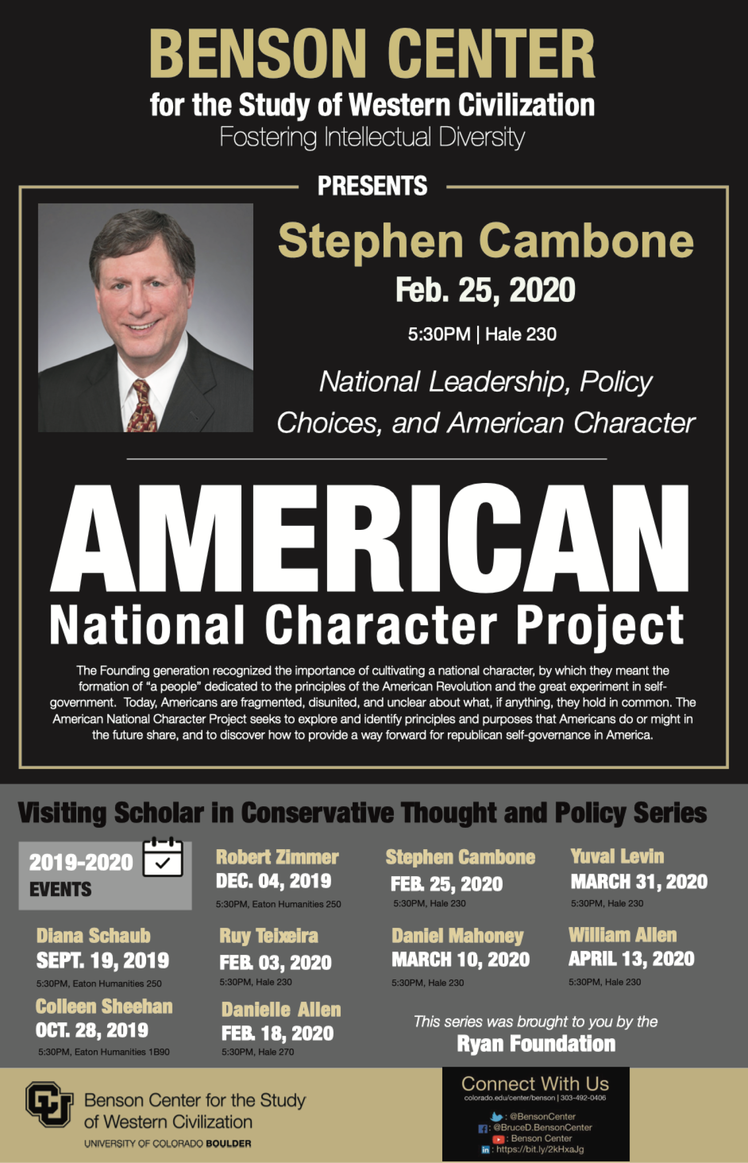 Cambone Event Poster