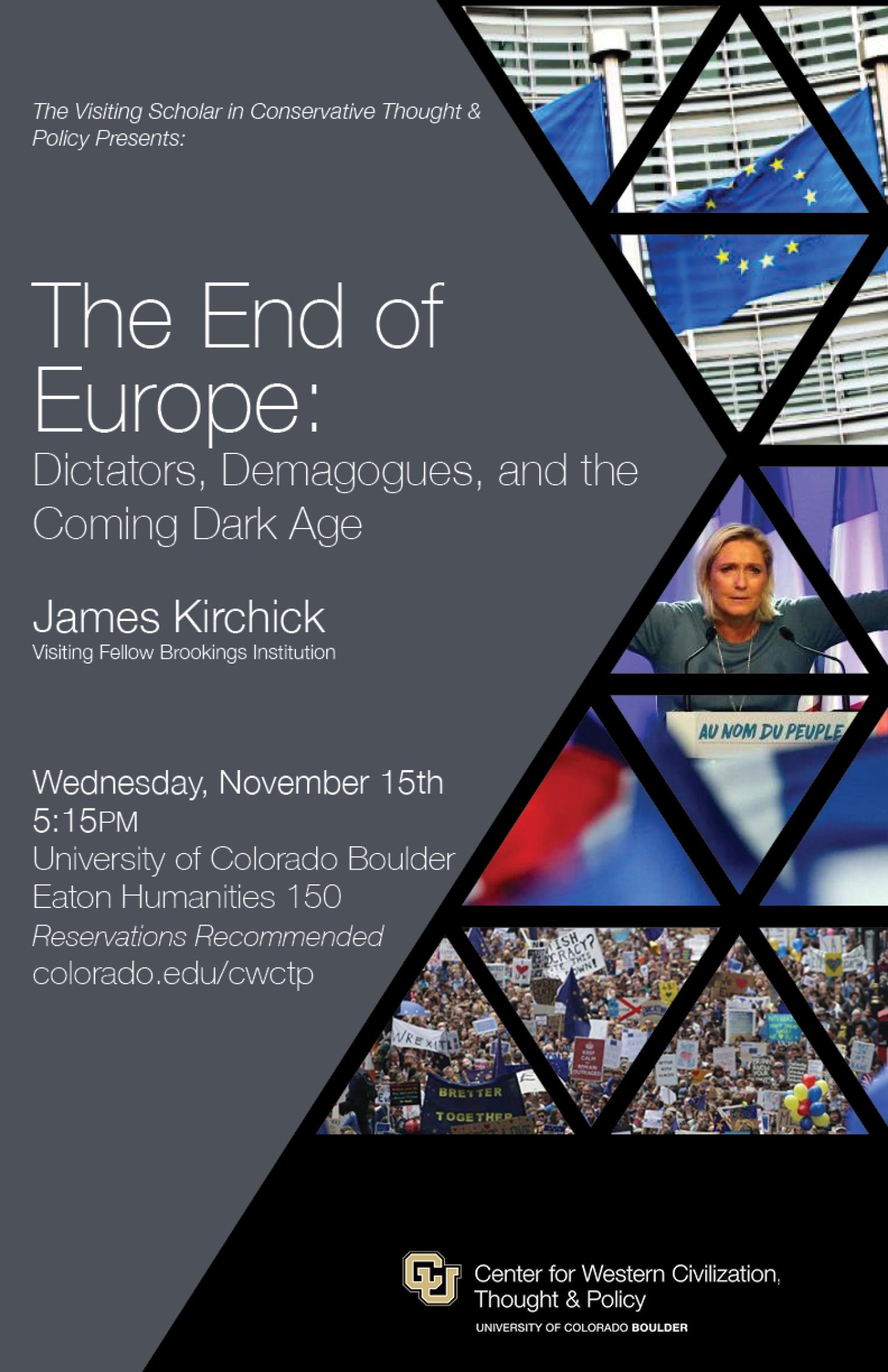 The End of Europe Poster