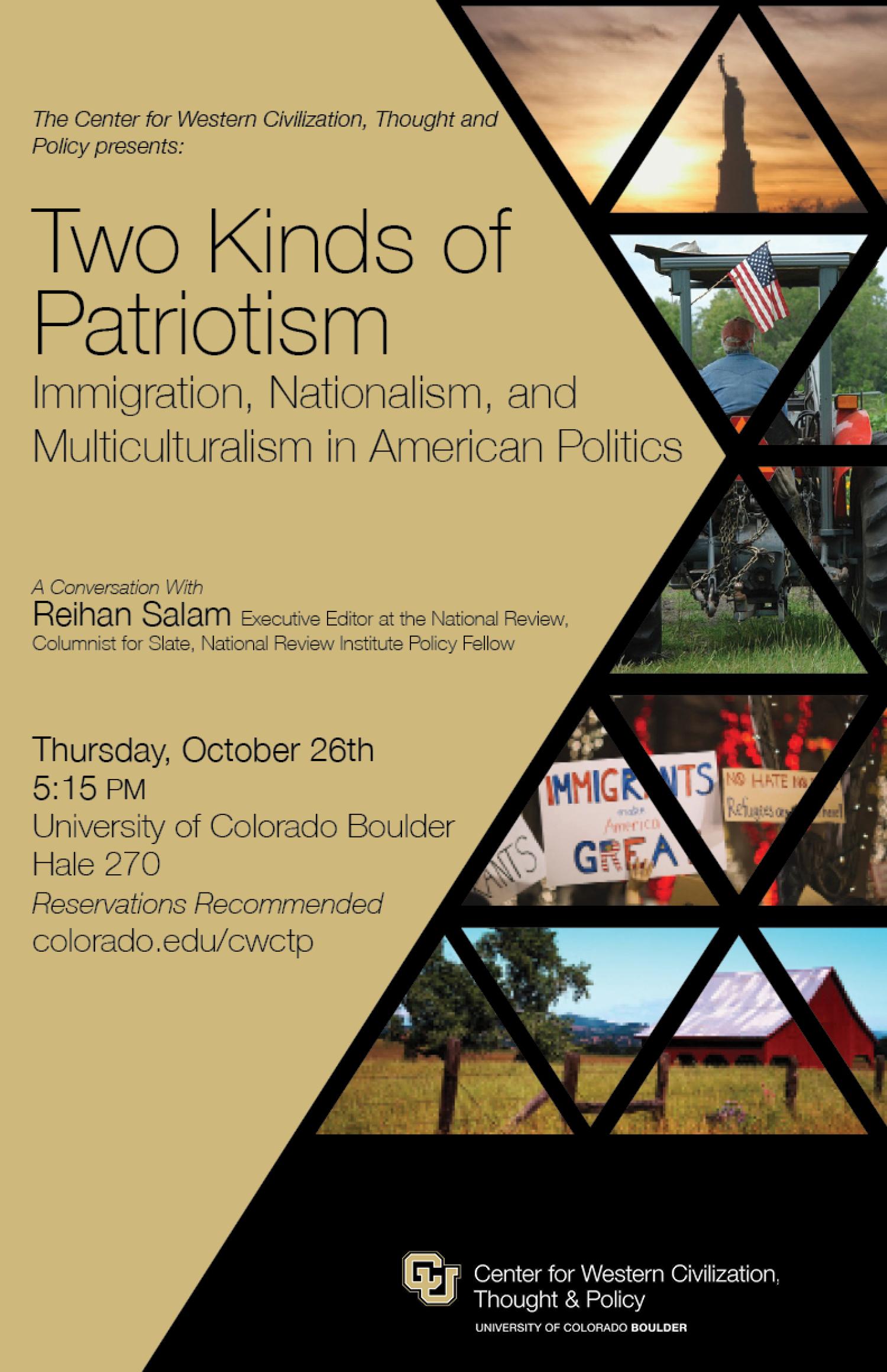 Two Kinds of Patriotism Flyer