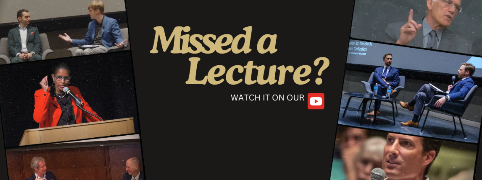 'Missed a lecture?' slider