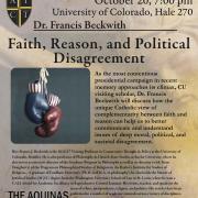Faith Reason and Political Disagreement