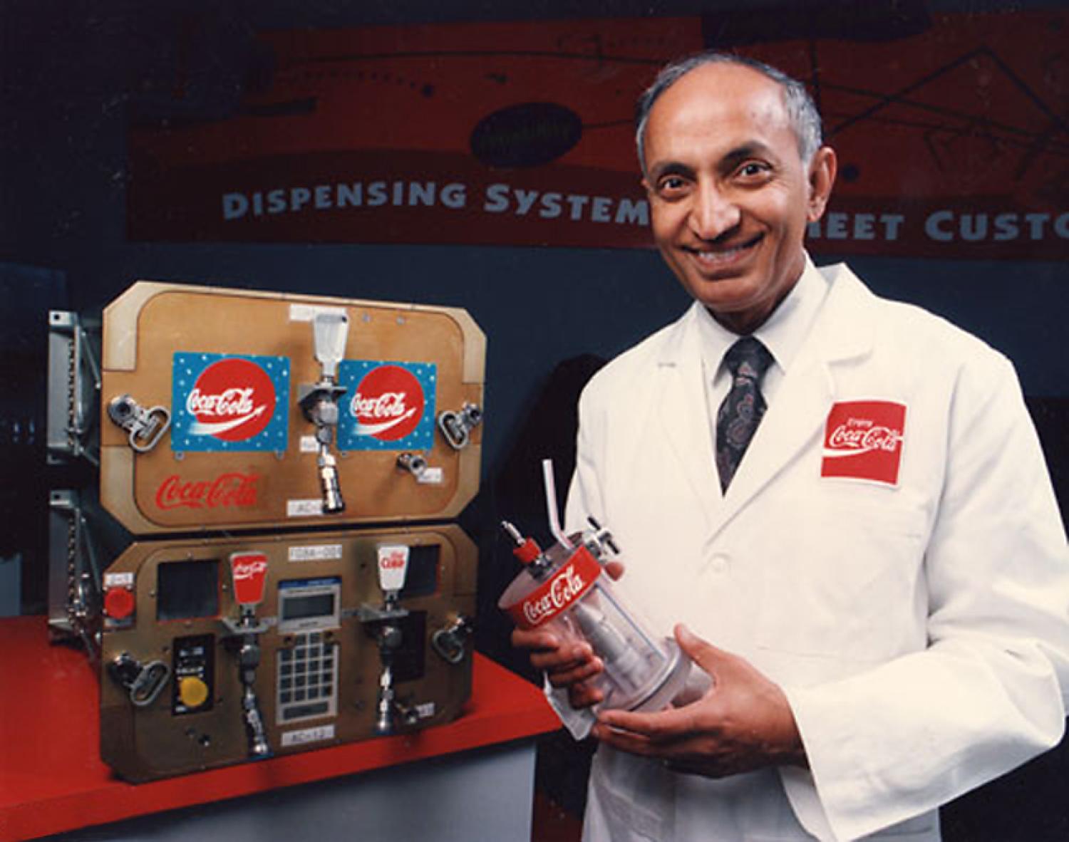Coca-Cola scientist Dr. Ashis Gupta with FGBA-1