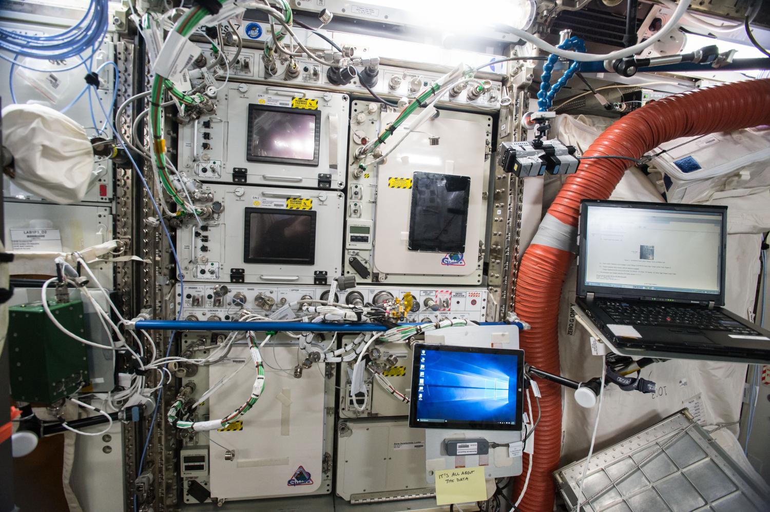 SABL-1 and SABL-2 installed on ISS