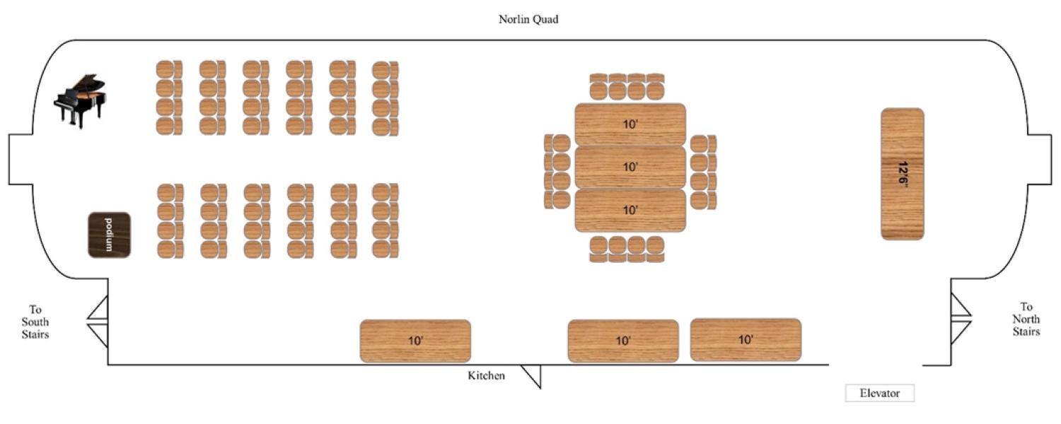 Image showing arrangement of chairs and tables in the CBIS room