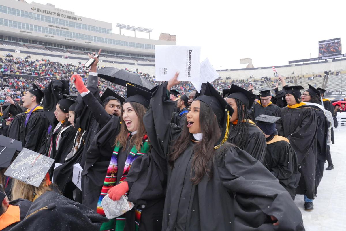 Master's degree graduates