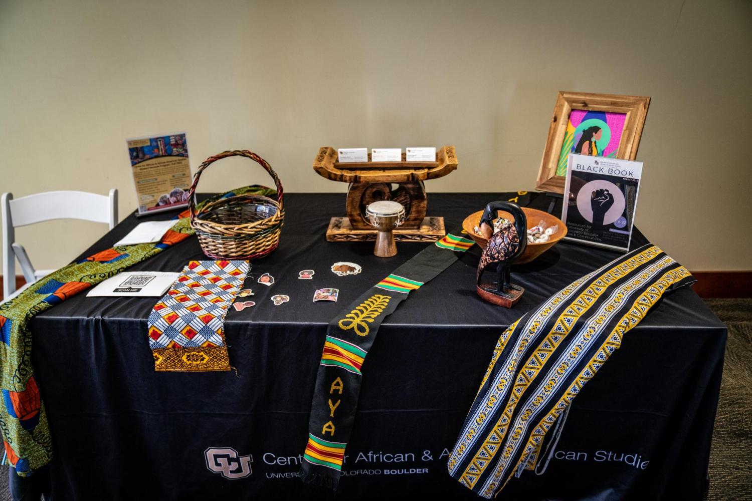 CAAAS Items on table