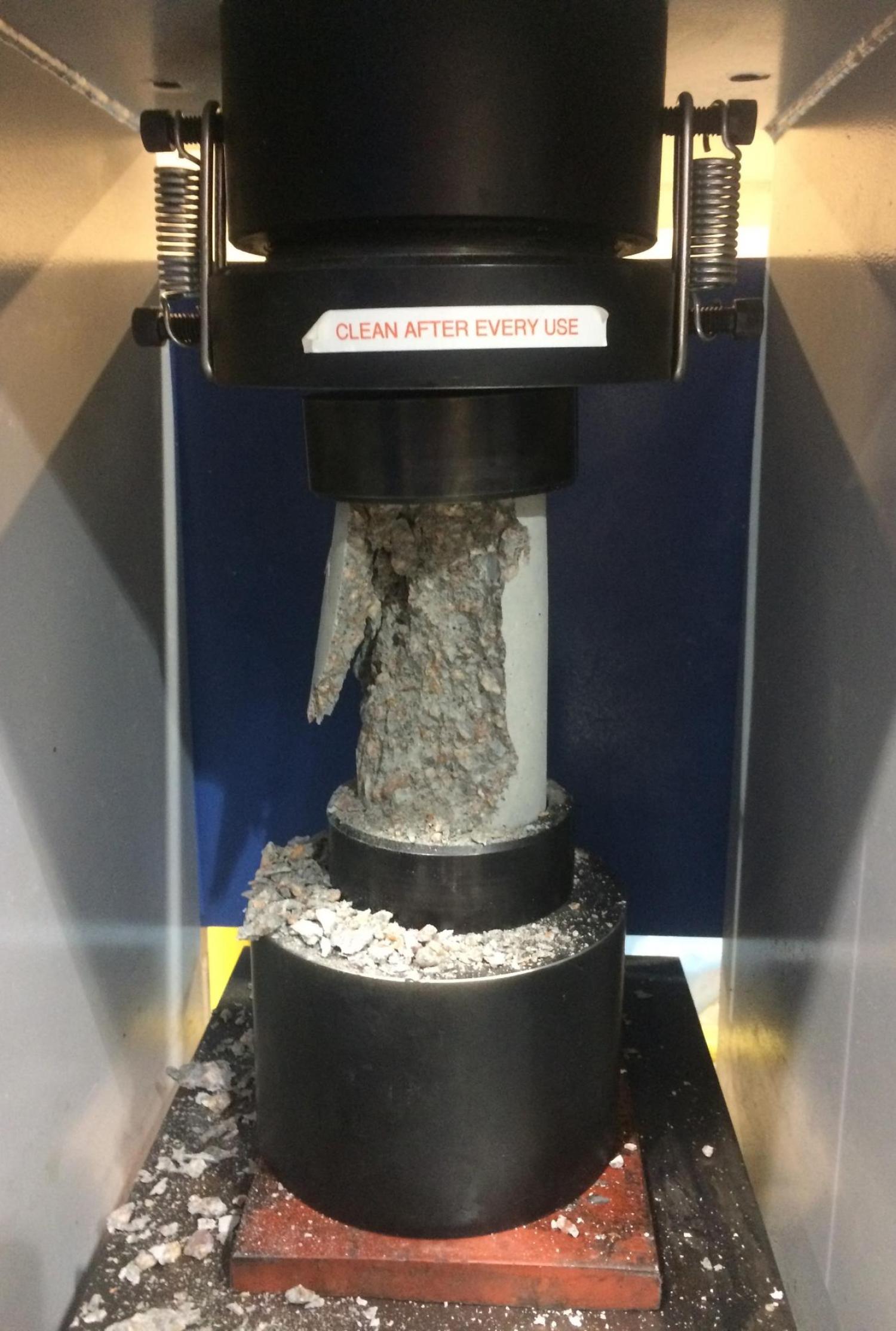 Concrete sample