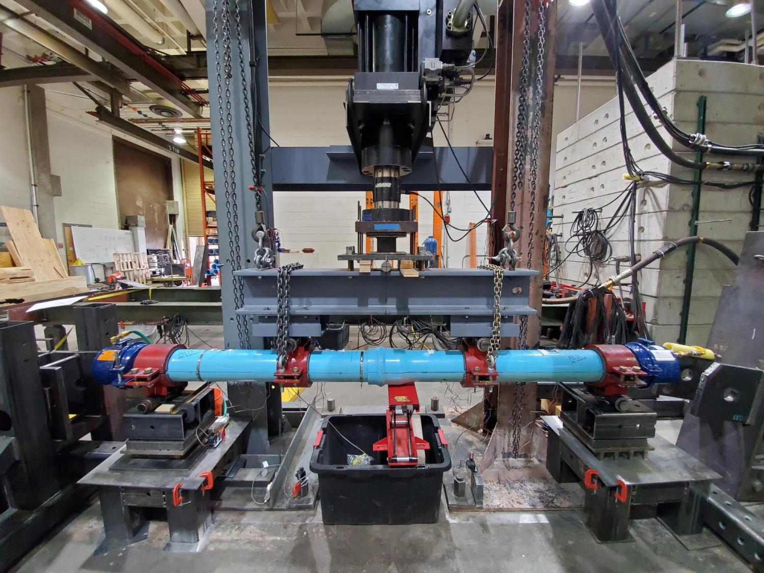 pipe in bending frame