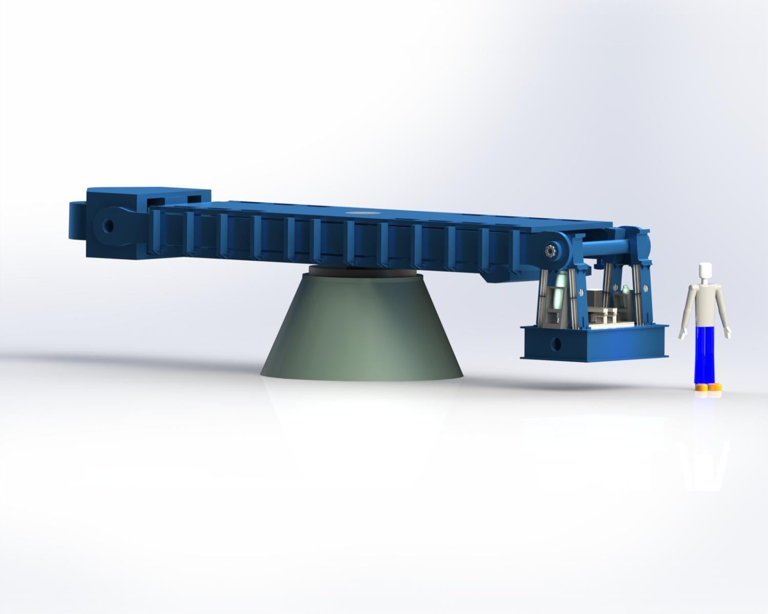 Model with 6' Person