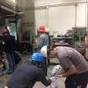 Students working