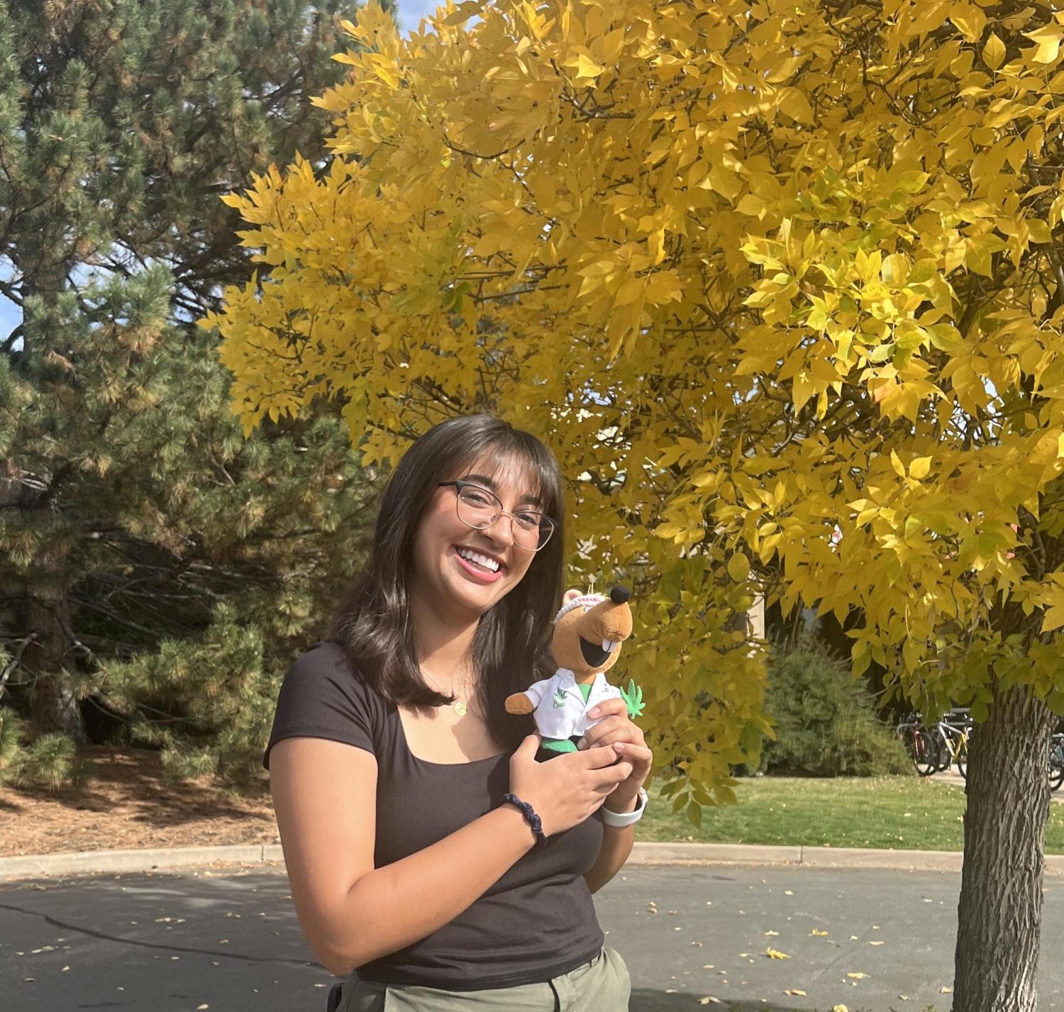 Shelly holding "Bud"