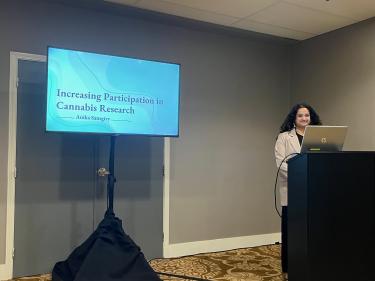 Anika presenting